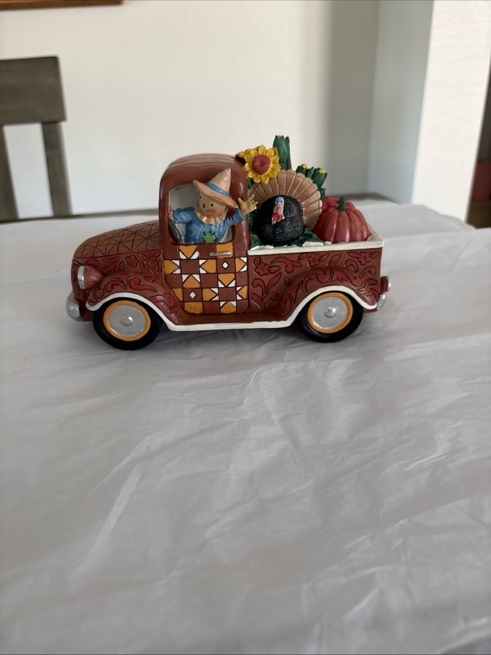 Jim Shore Heartwood Creek Four Seasons Harvest Pickup Truck Figurine, NEW